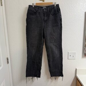 Good American Black Flare Jeans